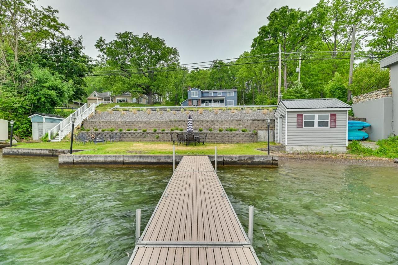 Lakefront Canandaigua Home With Dock And Kayak! Dış mekan fotoğraf